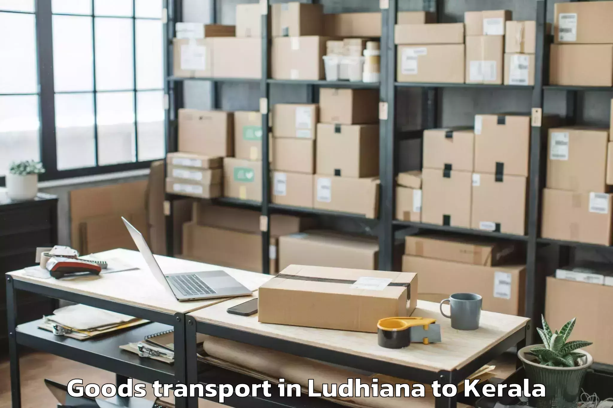 Ludhiana to Triprayar Goods Transport Booking